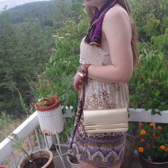 Gold Farnell Paris Evening Purse - Picture 4 of 5